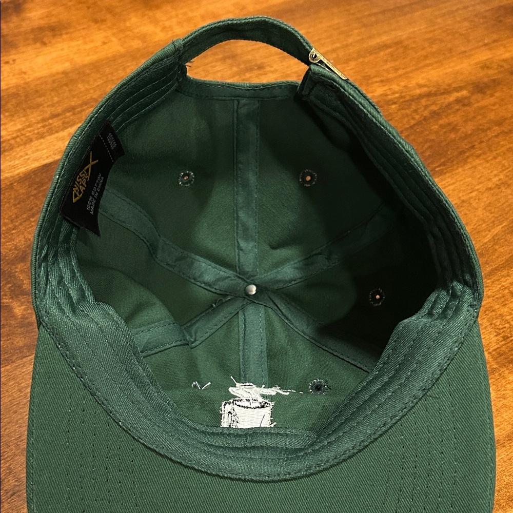 “Twin Peaks Prop Dept.” Dark Green Embroidered Cap - NWOT - Picture 3 of 6